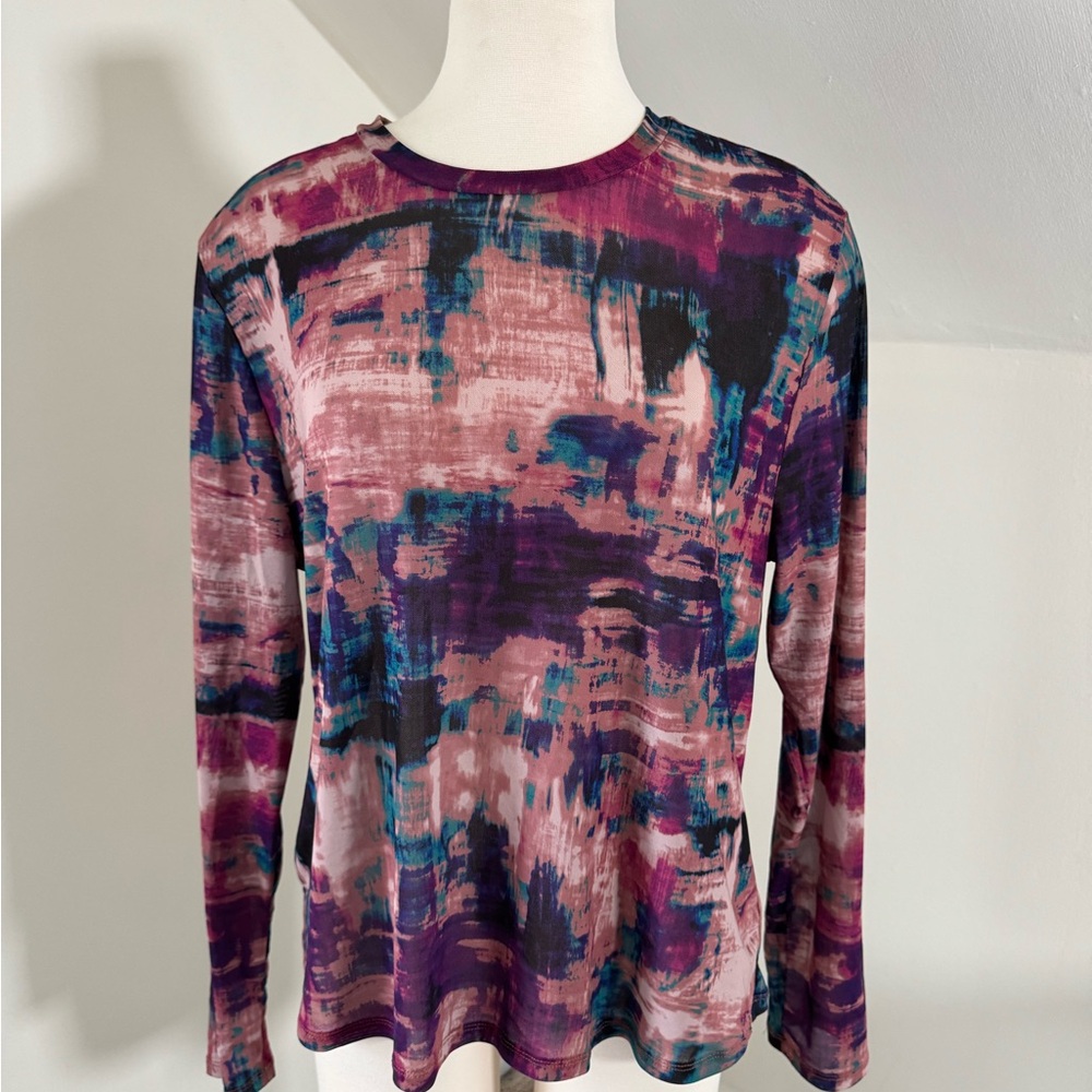 Multicolor Abstract Women's Top